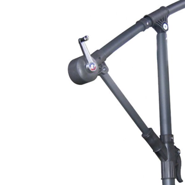 vidaXL Hengende Solparasol Hvit