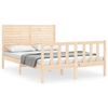 vidaXL Sengeramme uten madrass 140x200 cm heltre furu