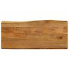 vidaXL Bordplate 90x40x3,8 cm naturlig kant heltre mango