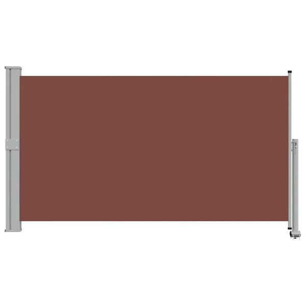 vidaXL Uttrekkbar sidemarkise 140 x 300 cm brun