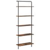 vidaXL Bokhylle R&oslash;kt eik 60 x 24 x 168 cm Konstruert tre