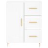 vidaXL Highboard hvit 69,5x34x180 cm konstruert tre