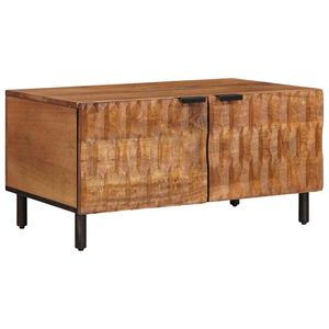 vidaXL Kaffebord Brun 80 x 50 x 40 cm Massiv mango tre