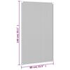 vidaXL Magnetisk insektskjerm for vindu antrasitt 80x140 cm