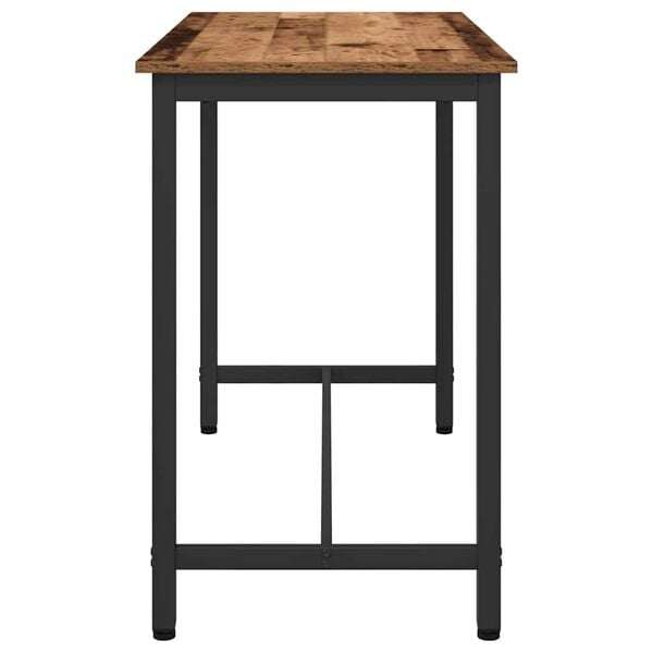 vidaXL bord Gammelt tre 100 x 50 x 76,5 cm Konstruksjonsvirke og st&aring;l