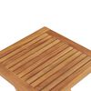 vidaXL Sammenleggbart hagebord 45x45x45 cm heltre teak