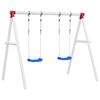 vidaXL Huskeseter med tau 2 stk bl&aring; 38x16 cm polyeten