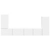 vidaXL 4 pcs Hvit