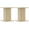 vidaXL H&oslash;yttalerstativ 2 stk sonoma eik 30x30x40 cm konstruert tre