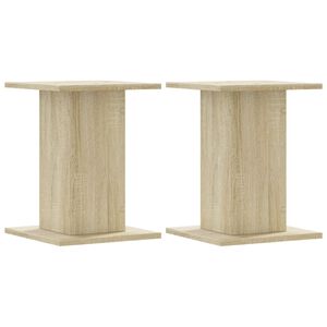 vidaXL H&oslash;yttalerstativ 2 stk sonoma eik 30x30x40 cm konstruert tre