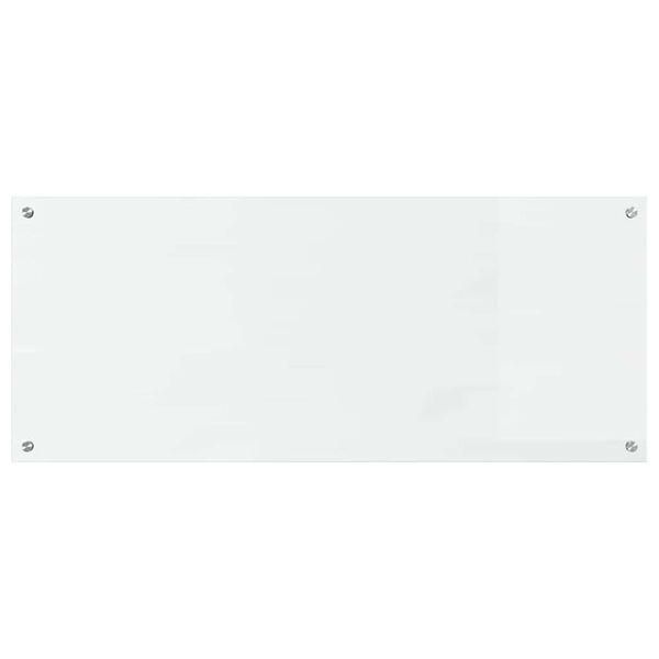 vidaXL Kjøkkenbakplate Gjennomsiktig 120 x 50 x 0.6 cm herdet glass