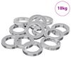 vidaXL Fj&aelig;rvasker 15929 pcs Hvit Jern