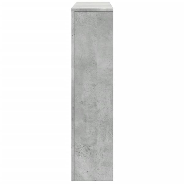 vidaXL Radiatordeksel betonggr&aring; 175x20x82 cm konstruert tre
