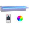 vidaXL Vannfall med RGB LED rustfritt st&aring;l 45 cm