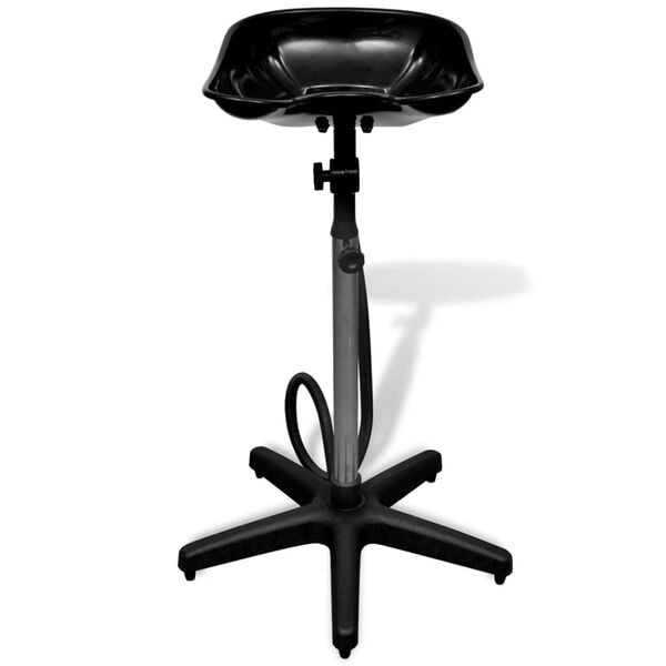 vidaXL Frisørvask svart