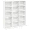 vidaXL CD skap Hvit 96 x 23,5 x 97,5 cm Konstruert tre