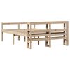 vidaXL Seniorseng med hodegavl 140x190 cm heltre furu