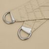 vidaXL Solseil oxfordstoff trekantet 2,5x2,5x3,5 m beige