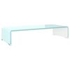 vidaXL TV-benk glass gr&oslash;nn 60x25x11 cm