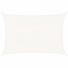 vidaXL Solseil 160 g/m&sup2; hvit 5x7 m HDPE