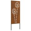 vidaXL Hageprivat skjerm Fretwork Rusten 50 x 140 cm Cortenst&aring;l