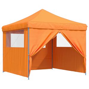 vidaXL Partytelt 292 x 292 x 315 cm Oransje Oxford Stoff