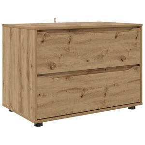 vidaXL Oppbevaringsskap Artisan Eik 80 x 48 x 57 cm Konstruert tre