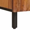 vidaXL Serviesskap Acacia Brun Finish 60 x 33 x 75 cm Massiv mango tre