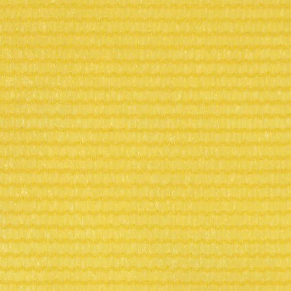 vidaXL Balkongskjerm gul 120x600 cm HDPE