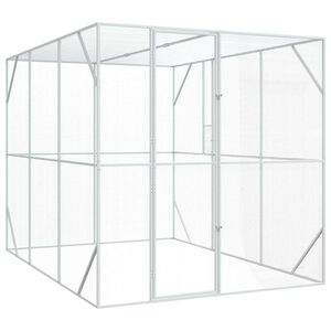 vidaXL Fuglebur Antrasitt 210 x 304 x 213 cm