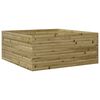 vidaXL Plantekasse 110x110x46 cm impregnert furu