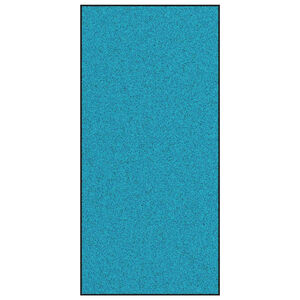 vidaXL D&oslash;rmatte Cyan og svart 120 x 250 cm 100% Polyamid