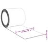 vidaXL Strimmelgardin PVC rull 1,6 mm x 200 mm 25 m