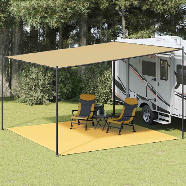 vidaXL Teltteppe 400x400 cm beige