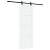 vidaXL Skyved&oslash;r ORKDAL Hvit 83 x 232 cm Heltre furu