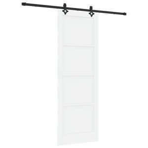 vidaXL Skyved&oslash;r ORKDAL Hvit 83 x 232 cm Heltre furu