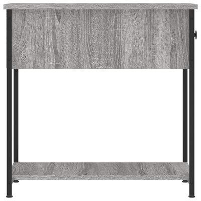 vidaXL Nattbord 2 stk grå sonoma 30x60x60 cm konstruert tre