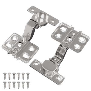 vidaXL Hingse 2 stk. Nikkel 85 x 52,5 x 9,5 mm Jern