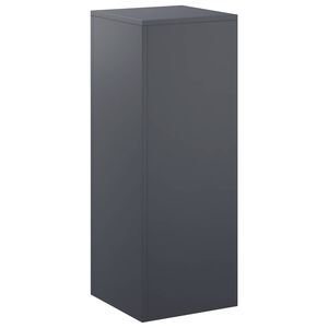 vidaXL Planteholder Antrasitt 30 x 30 x 80 cm Rustfritt st&aring;l