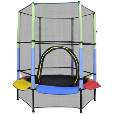 Trampoline med sikkerhetsnett 140 cm