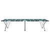 vidaXL Sammenleggbar camping seng Bladmønster 62 x 194 x 42 cm