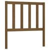 vidaXL Sengegavl honningbrun 96x4x100 cm heltre furu