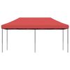 vidaXL Partytelt Burgunder 292 x 580 x 315 cm Oxford Stoff