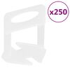vidaXL Flisklips 250 stk 2 mm