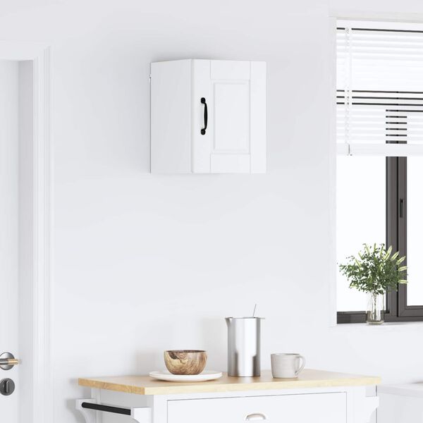 vidaXL Kj&oslash;kkenskap med hylle Hvit 30 x 31 x 40 cm Konstruert tre