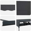 vidaXL Innvendbar Markise Anthracite og gr&aring; 400 &times; 300 cm