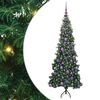 vidaXL Hj&oslash;rne Kunstig Jul Tre med 300 LED gr&oslash;nn 180 cm PVC og metall