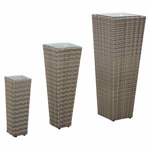 vidaXL Utend&oslash;rs sett 3 pcs Metall