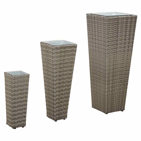 vidaXL Utend&oslash;rs sett 3 pcs Metall