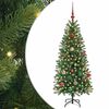 vidaXL Kunstig juletre gr&oslash;nn 150 cm PE og PVC